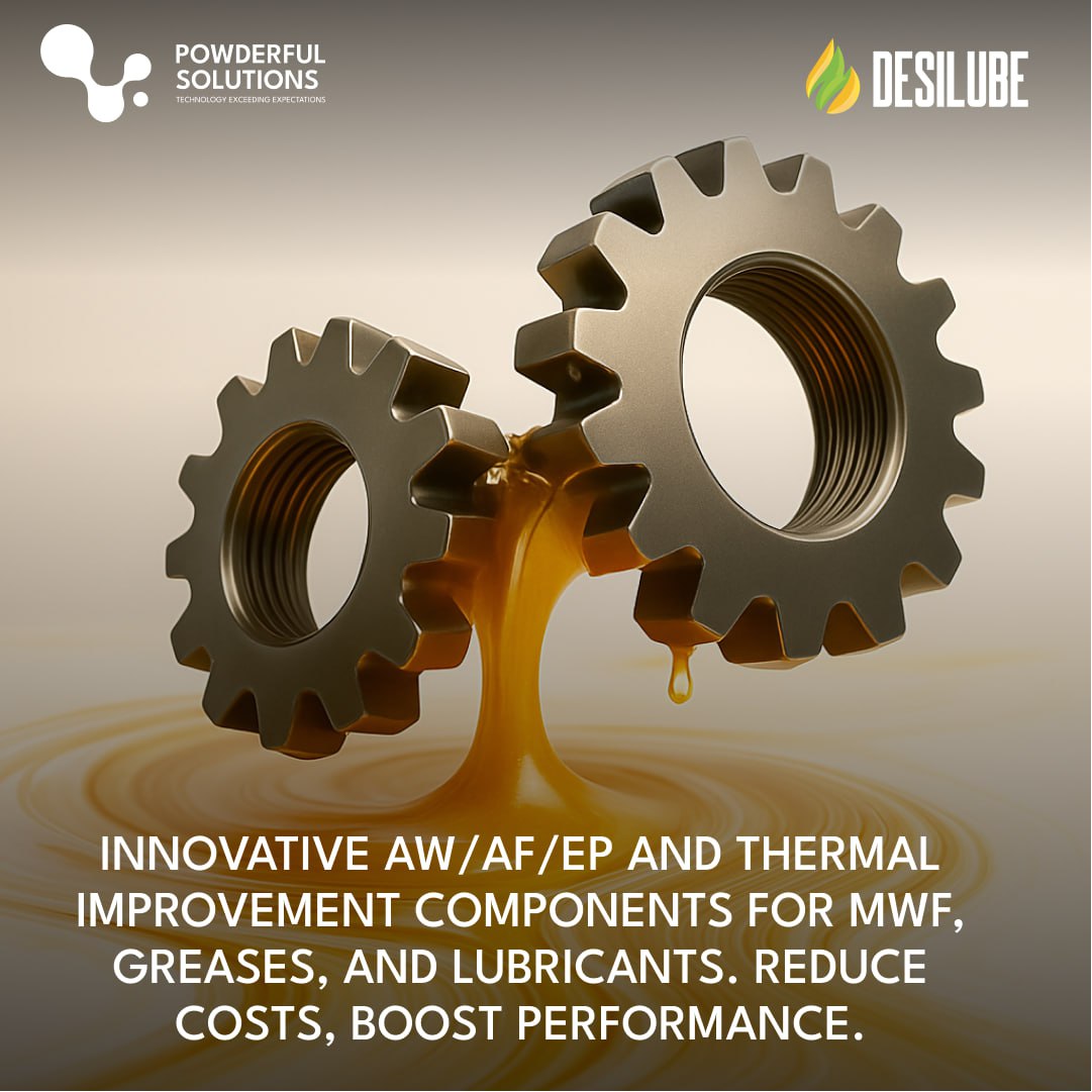AW AF EP performance improvement with WS2 and MoS2 solid lubricant additives in industrial applications