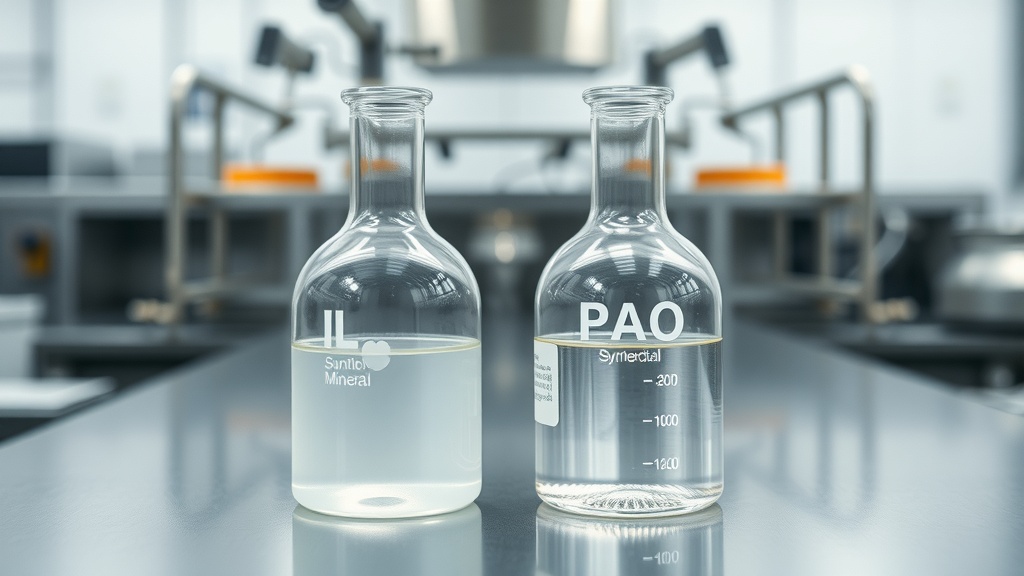 White Oil vs PAO Food Grade Lubricant Base Oil