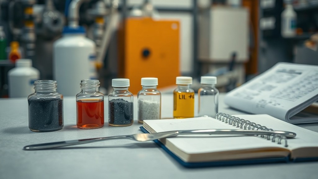 Laboratory comparison setup for PTFE-free and PFAS-free lubricant reformulation with solid additive samples and technical formulation tools